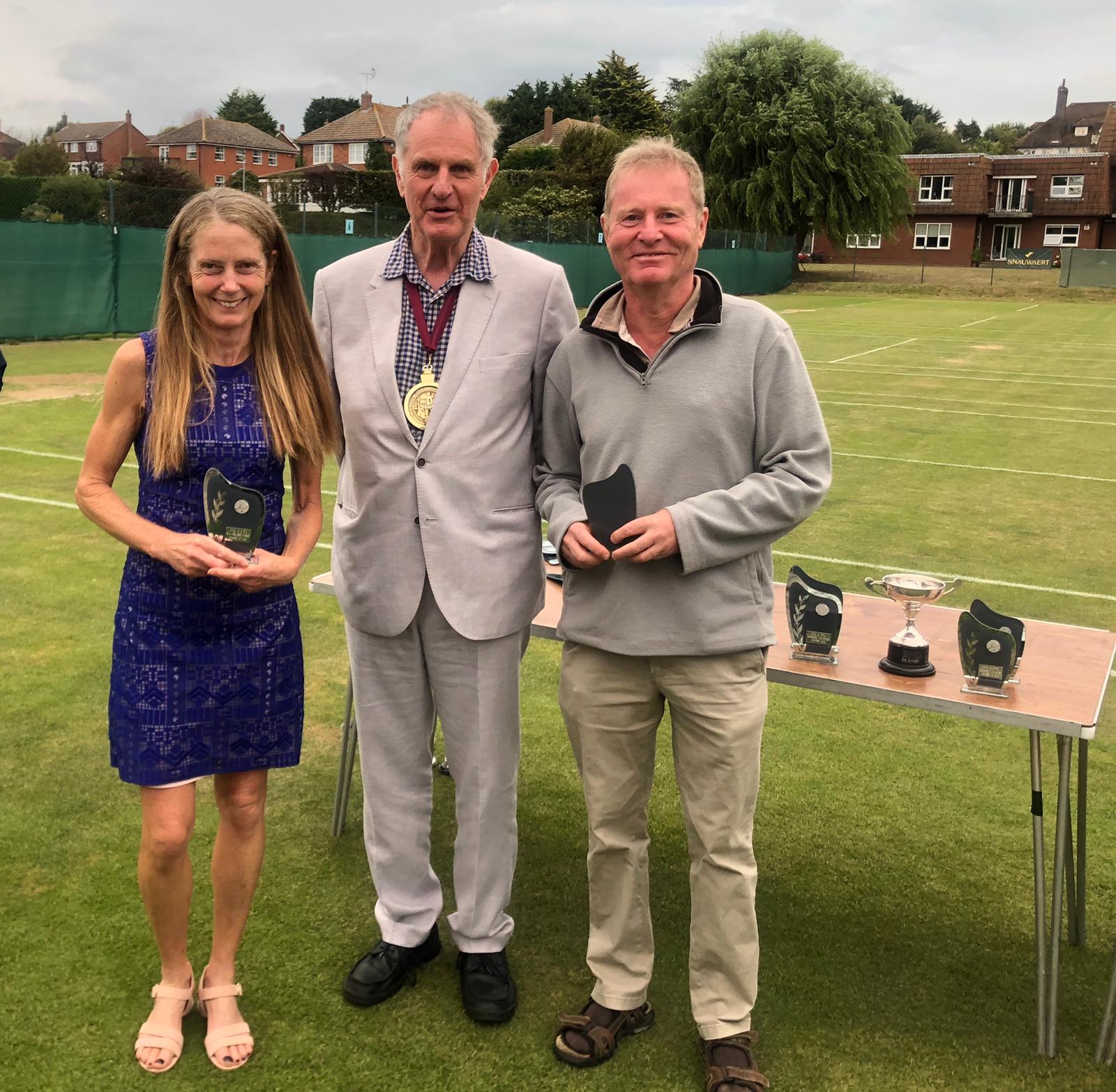 Lynn and Richard Sexton – Runners up in the 55 or Over Mixed Doubles